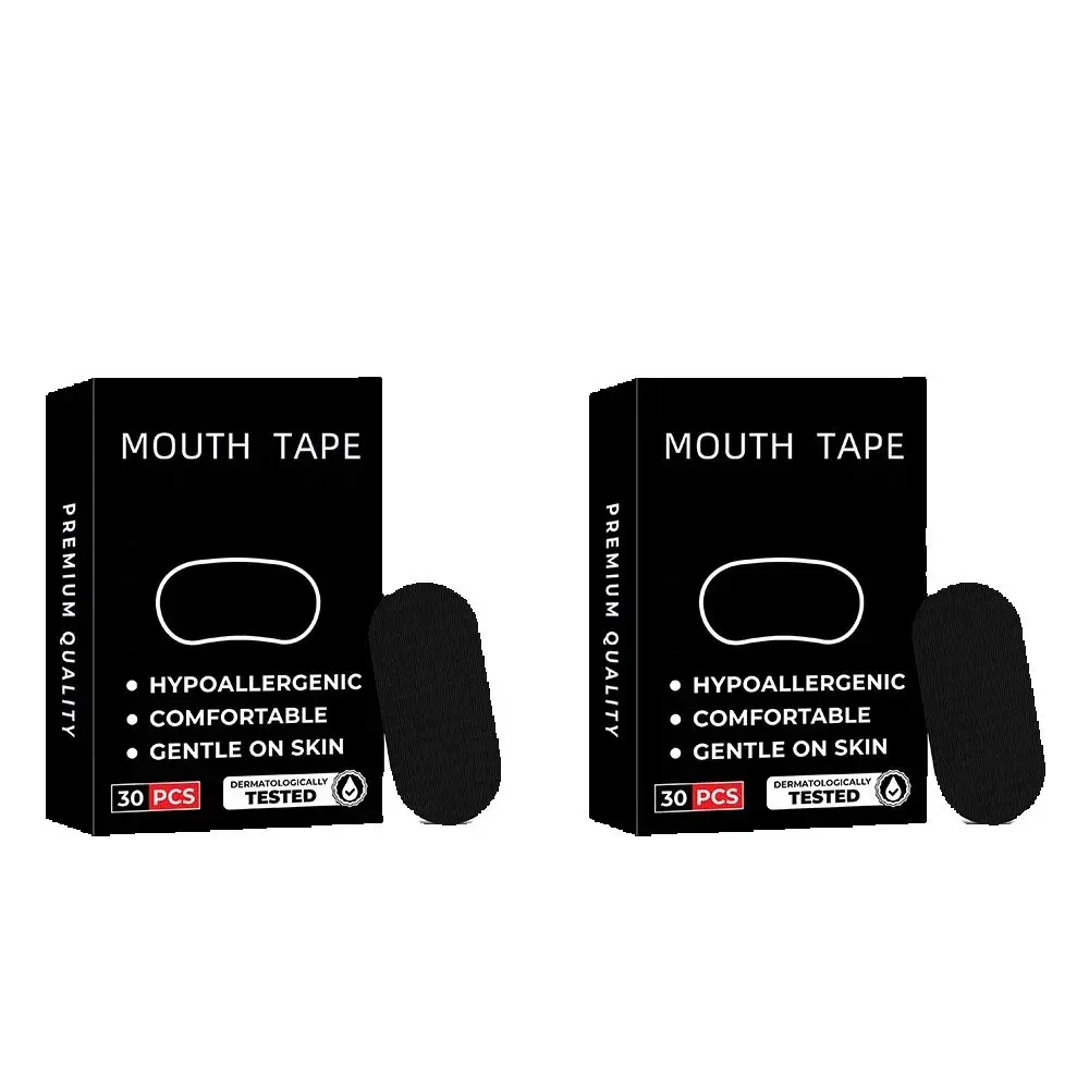 

30/60Pcs Anti-Snoring Sleep Mouth Tape Medical Grade Nasal Strips for Improved Breathing And Snoring Relief for Better Sleeping