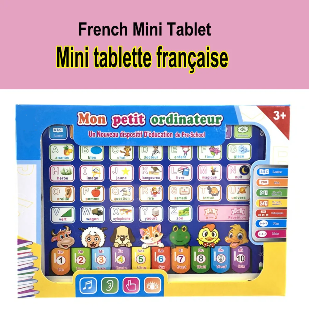 Learning Machine Tablet Interactive Play Pad Kids Language Learning Toy Laptop Pad Learning Educational Toys for Children Gift