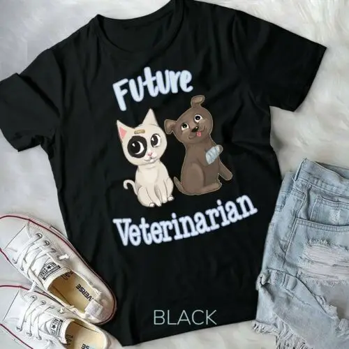 Future Veterinarian - Cute Cat & Dog Lover Unisex Form T-shirt