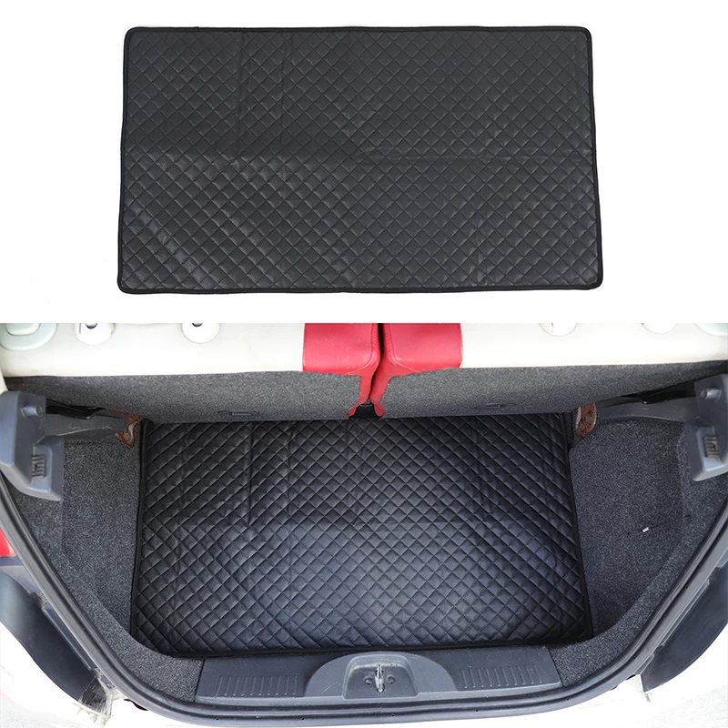 

Коврик в багажник автомобиля, пылезащитный водонепроницаемый защитный коврик для Fiat 500 2007-2015, левый руль, задний коврик автомобиля