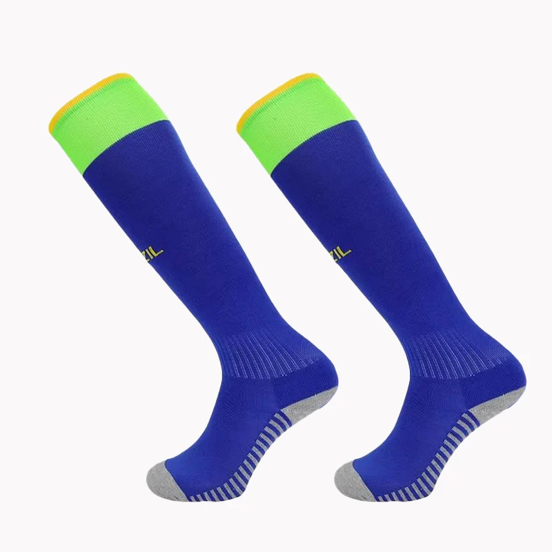 22/23 Seasons National Team Football Socks Adult Children Thickening Towel Bottom Non-Slip Soccer Training Match Sport Stocking