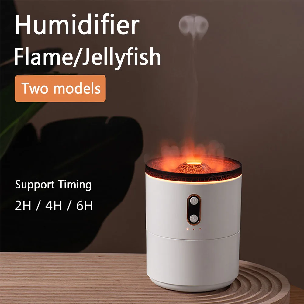 

Air Humidifier LED Ambient Light Spray Humidifier Aromatherapy Essential Oil Diffuser 300ML Rechargeable Air Purifier