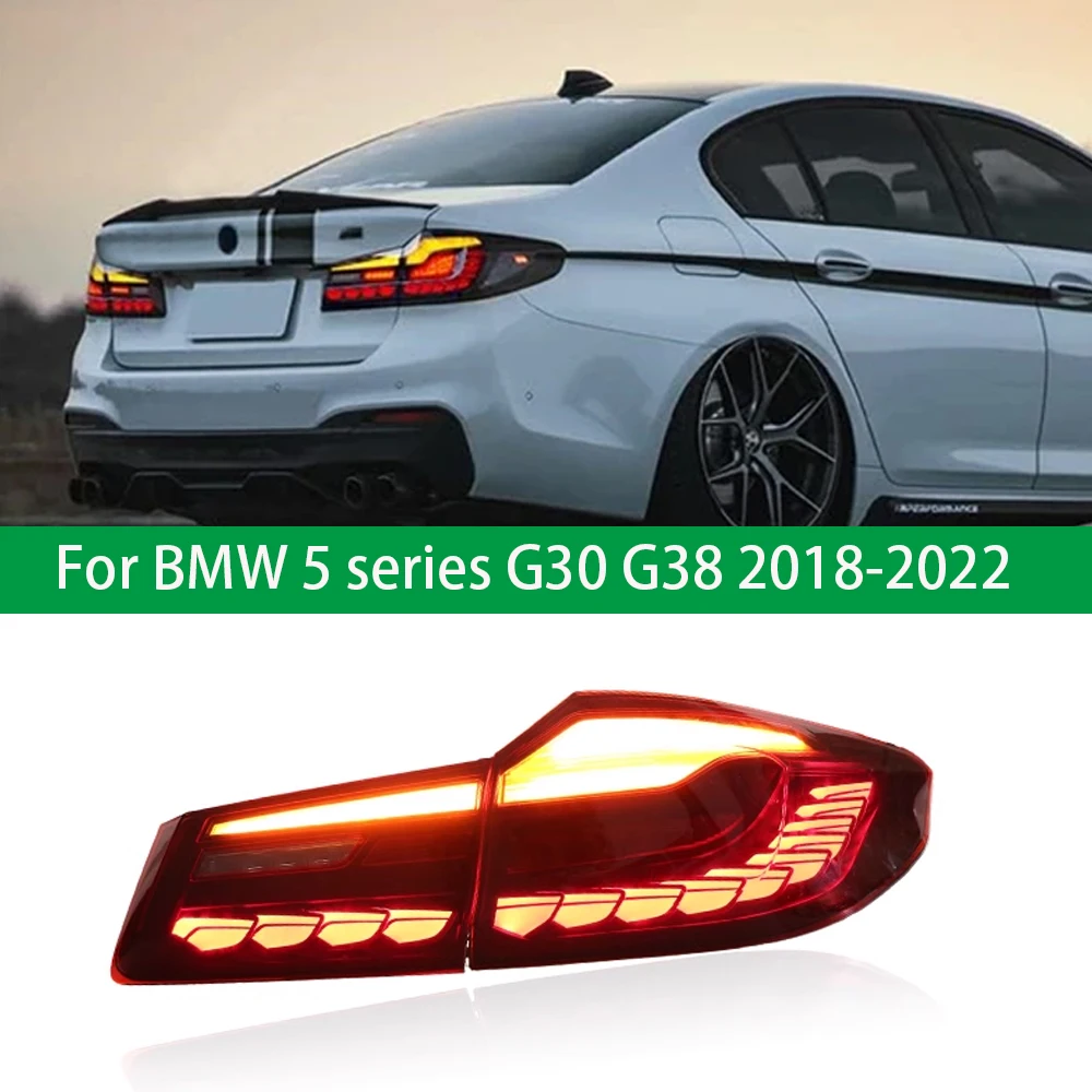 LED Tail Lights For BMW G30 G38 F90 M5 5 Series 520i 530 550 540 525i 2018 2018 - 2021 2022 Taillamp Taillight Rear Brake Lamp