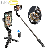 Selfieshow L08MINI 690mm Bluetooth Wireless Tripod Selfie Stick Handheld Gimbal Phone Stand for Xiaomi Samsung iPhone Huawei