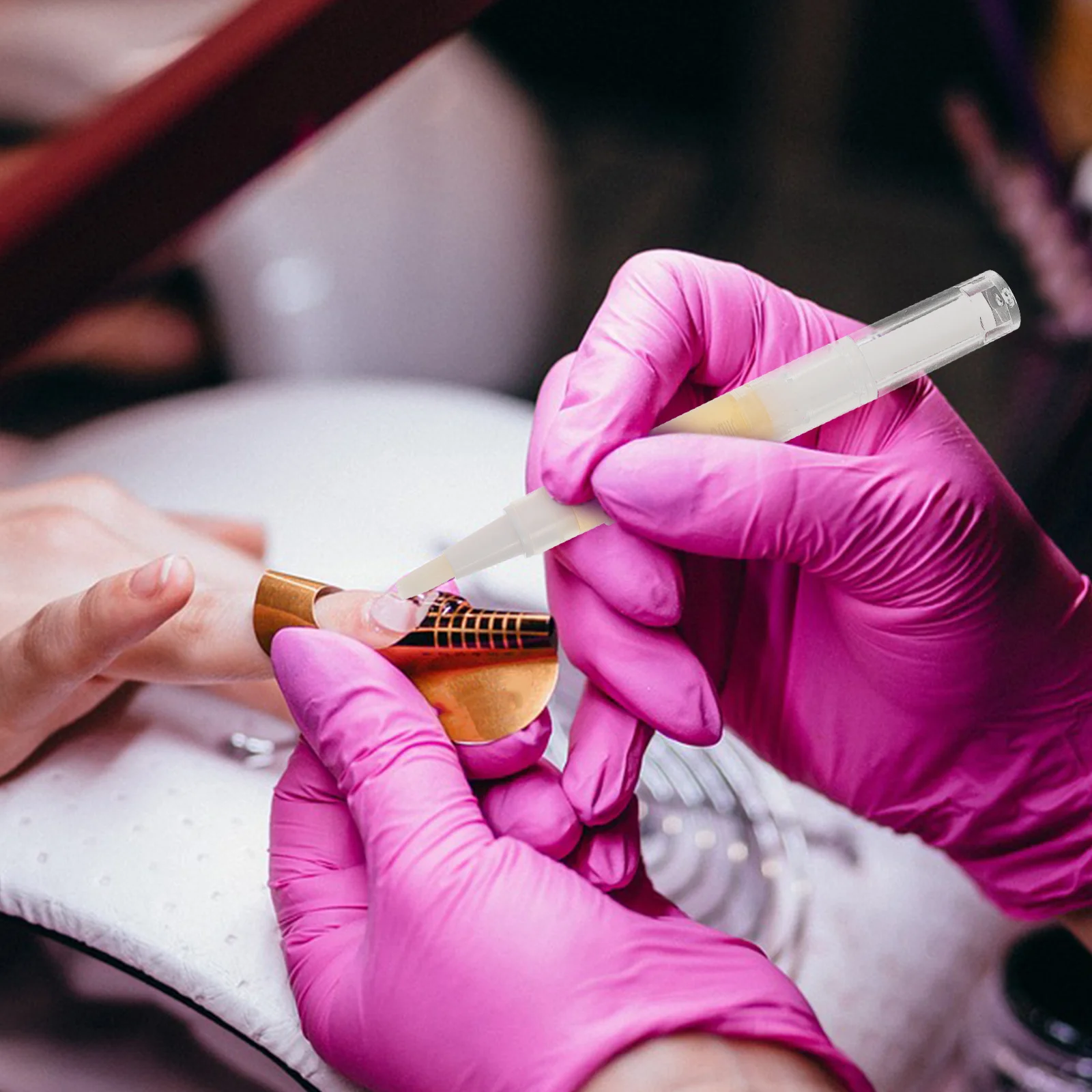 

5Pcs Nail Oil Pens Nutrient Enriched Cuticle Oil Remove Softener Portable Nail Care Supply Salon Essential Manicure Tool