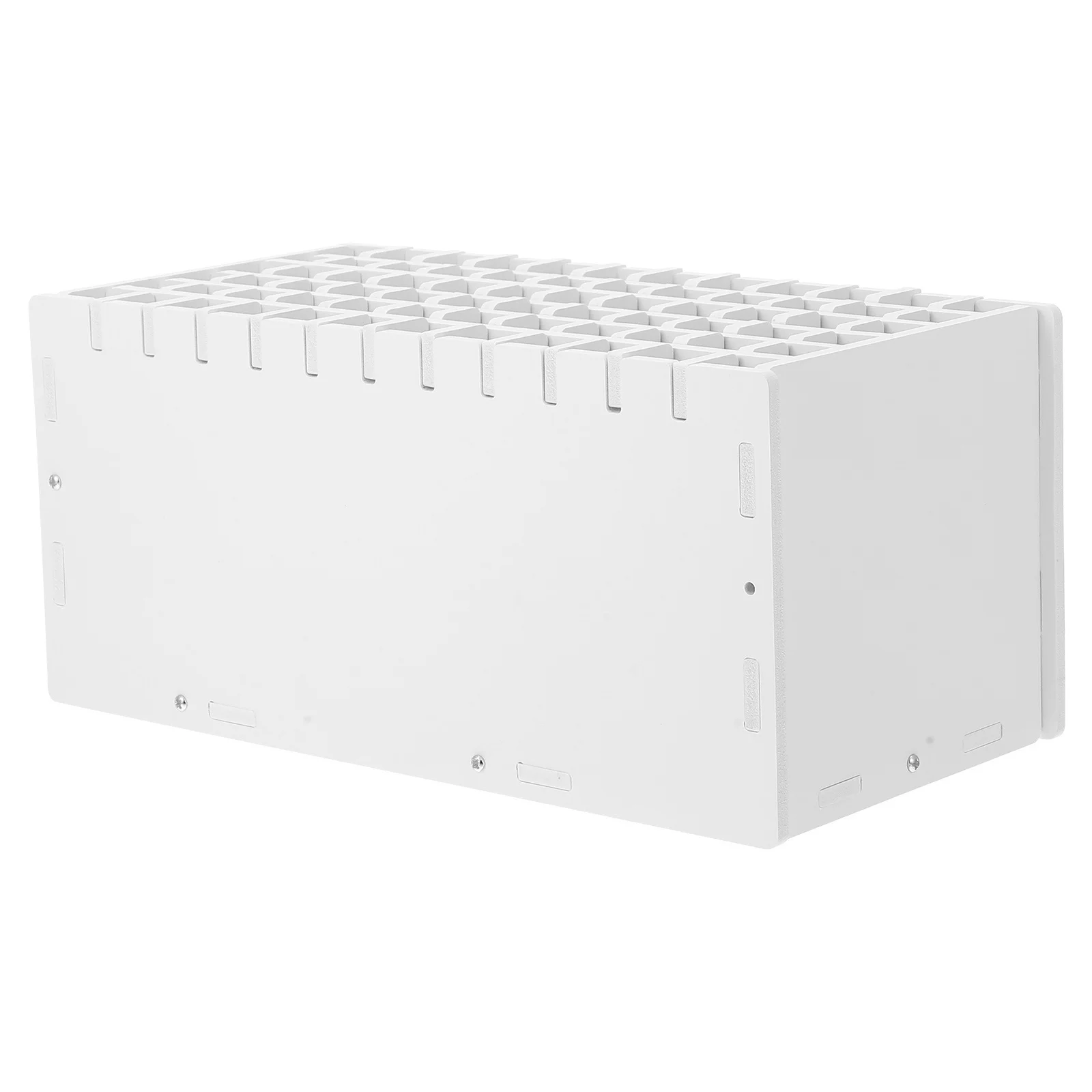 

72-Grid Large Capacity Pen Holder Wood-Plastic Marker Organizer Rack Easy Assemble Desk Storage For Art Markers Colored Pencils