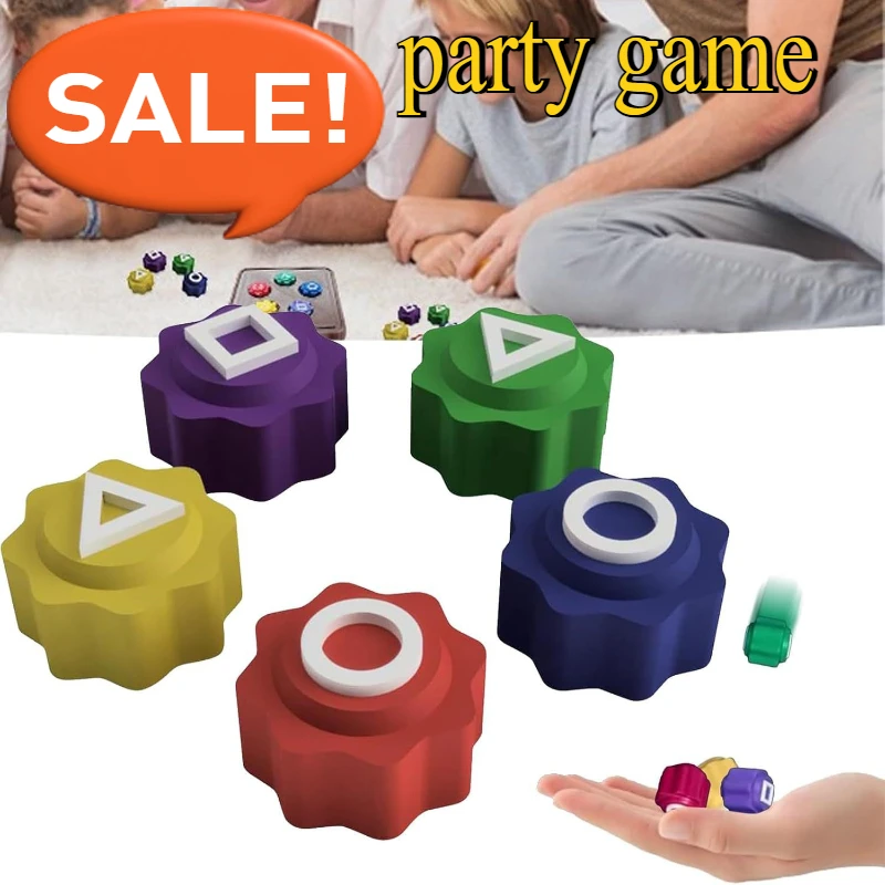 

Dice Party Game Props Pebble Game Set Decorations Entertainment Stress Relief Party Game the gathering
