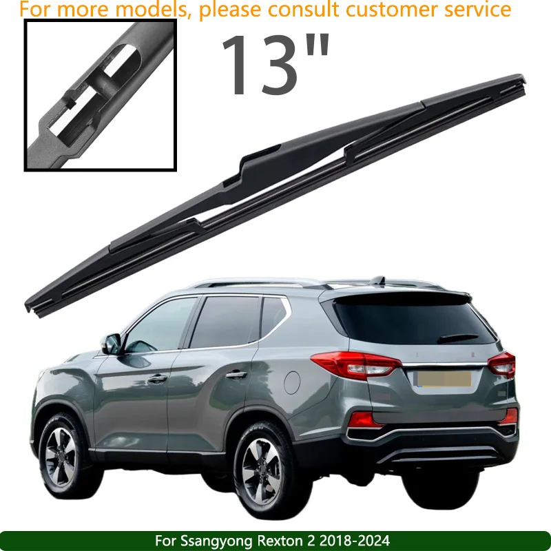 

For Ssangyong Rexton 2 2018-2024 Car Accessories 13" Rear Windshield Windscreen Washer Wiper Blade