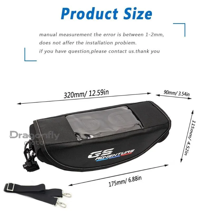 For Bmw R1200gs R1250gs Adv Adventure R 1200 1250 GS F750GS F800GS F850GS Handlebar Bag Navigation Motorcycle Accessories