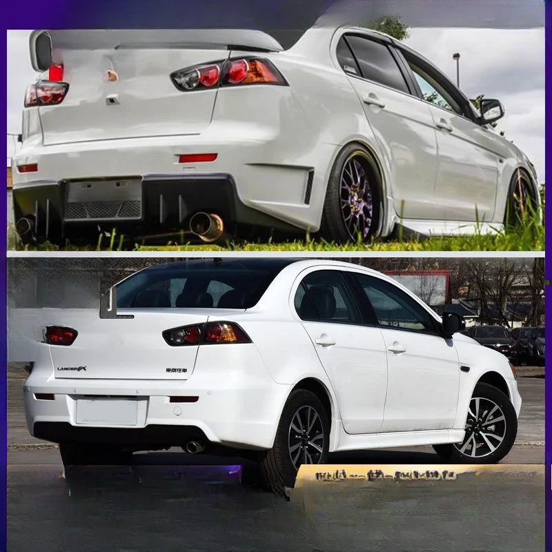 مناسبة لميتسوبيشي أجنحة لانسر تعديل FQ400 القتالية المحيطي الخاصة EVO ترقية FQ المحيطي الجبهة شريط الخلفي