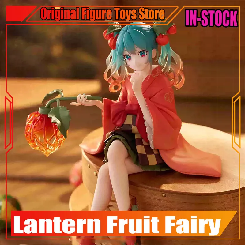 

Новый оригинальный Furyu мультфильм Мику аниме фигурка фонарь фруктовая фея модели кукла цветок фея статуя коллекция игрушки Мику подарки для детей