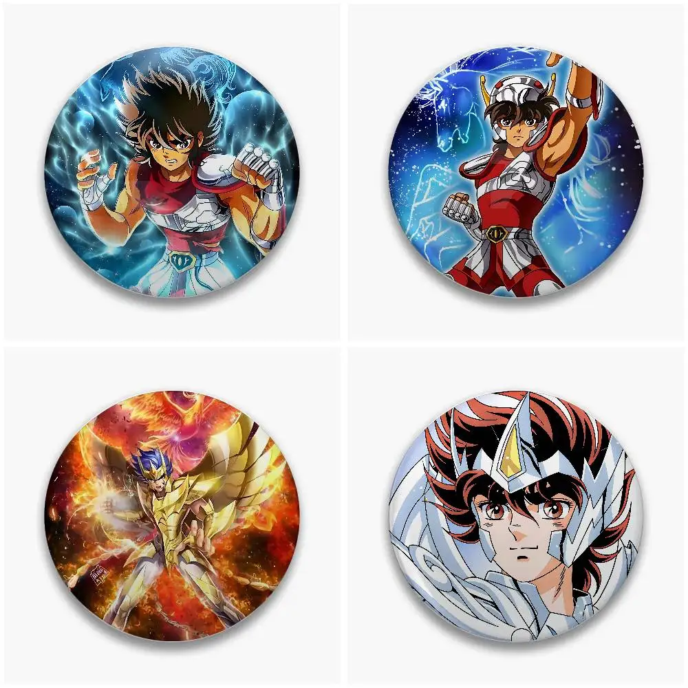 S-Saint S-Seiya K-Knights-Zodiac Badges Button Pin Handmade Brooch For Clothes Badge Backpack Decoration Accessories