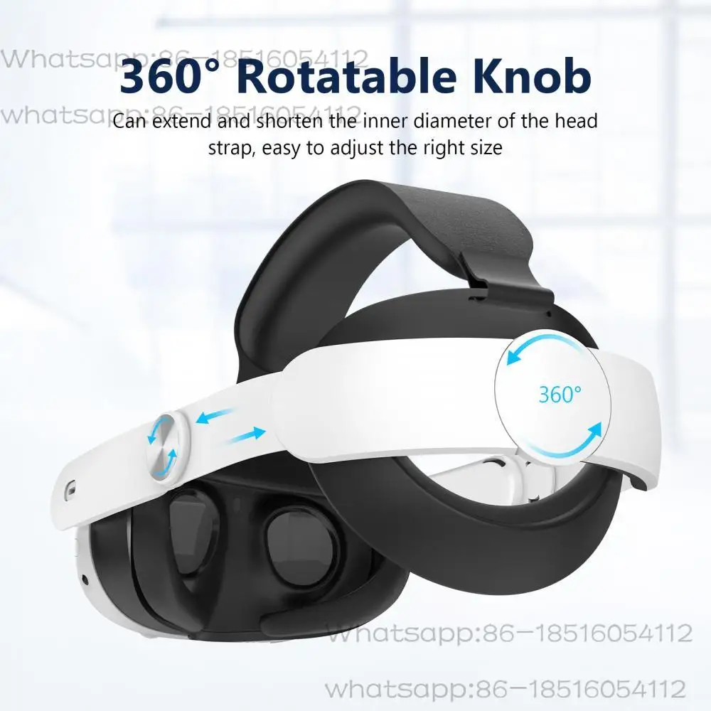 Adjustable Head Strap for Meta Quest 3S/Quest 3 VR Comfortable to Wear Headset Elite Strap for Meta Quest 3S VR Accessories