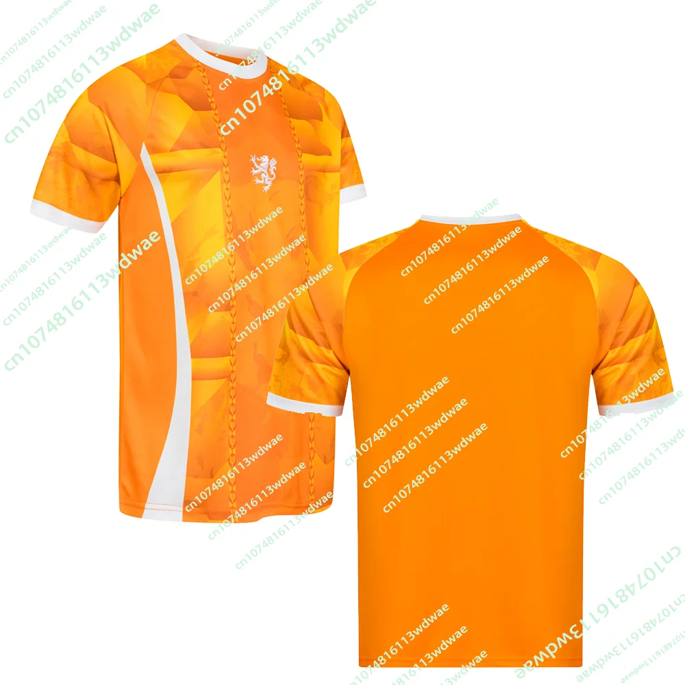 Netherlands 2026 WC Football Jersey 3D Printed Cheerleading Team Men T-Shirt Sports Family Kids Fans Footy Jerseys Sportswear