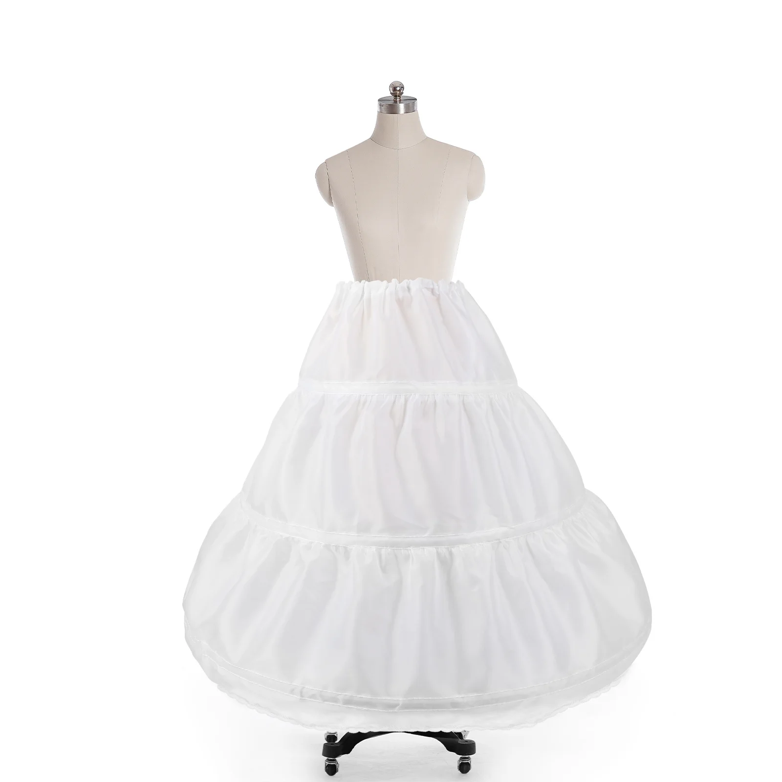 

Kids Petticoat Dress Underskirt Adjustable Steel Ring Bubble Skirt for Wedding Party Prom Hoops