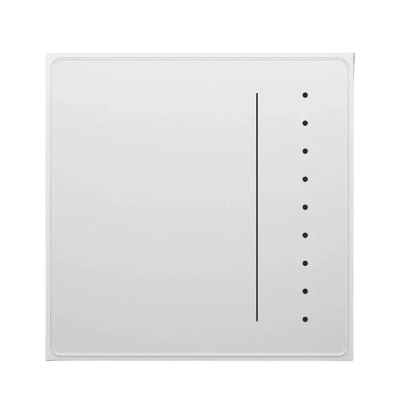 

ABJF-Tuya Smart Dimmer Light Switch Wifi EU Standard 1-Way Smart Switch Adjust Brightness APP Remote Control Voice White