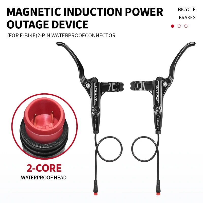 Electric Bicycle Hydraulic Brakes Set 1150/1950mm Clamp Mountain Bike Brak Postmount Front Rear Folding Bike Power Off Ebrake - view 4