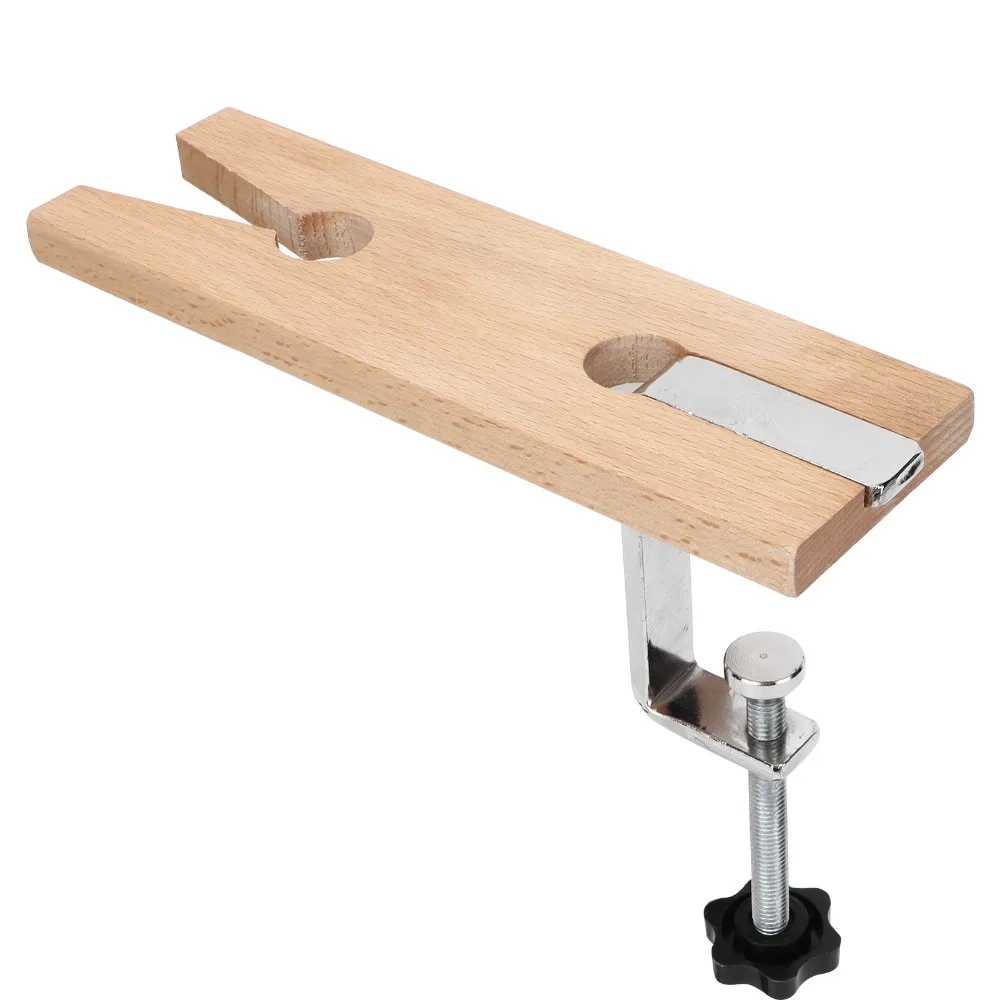 Adjustable V Slot Design Jewelers Bench Pin V-Shaped Design Bench Pin Clamp Jewelry Processing Tools Jewelry Cutting