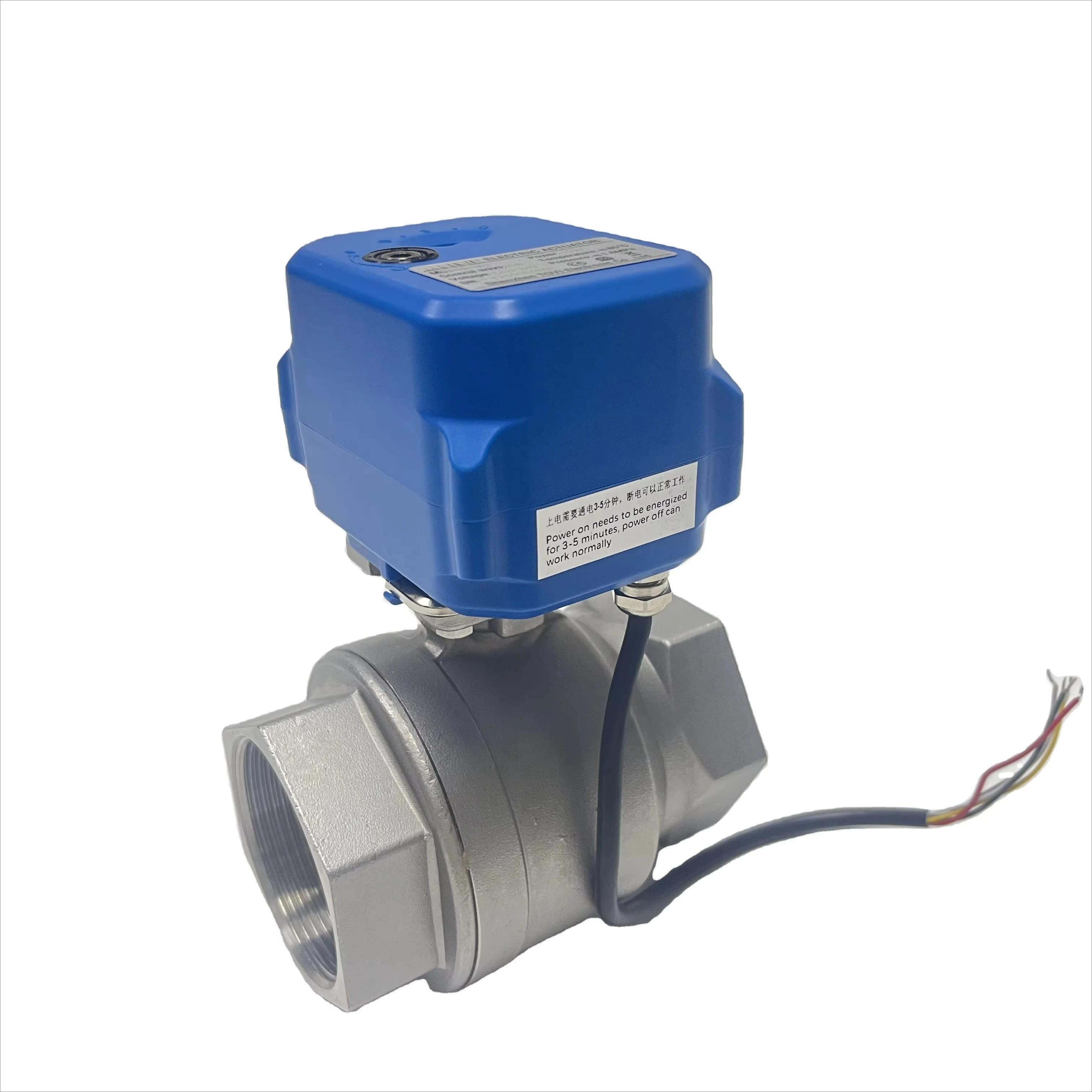 

Electric 2-Way Ball Valve Stainless Steel Ball Valve Automatic Water Control Manual Stop for Agricultural Motorized Ball Valve