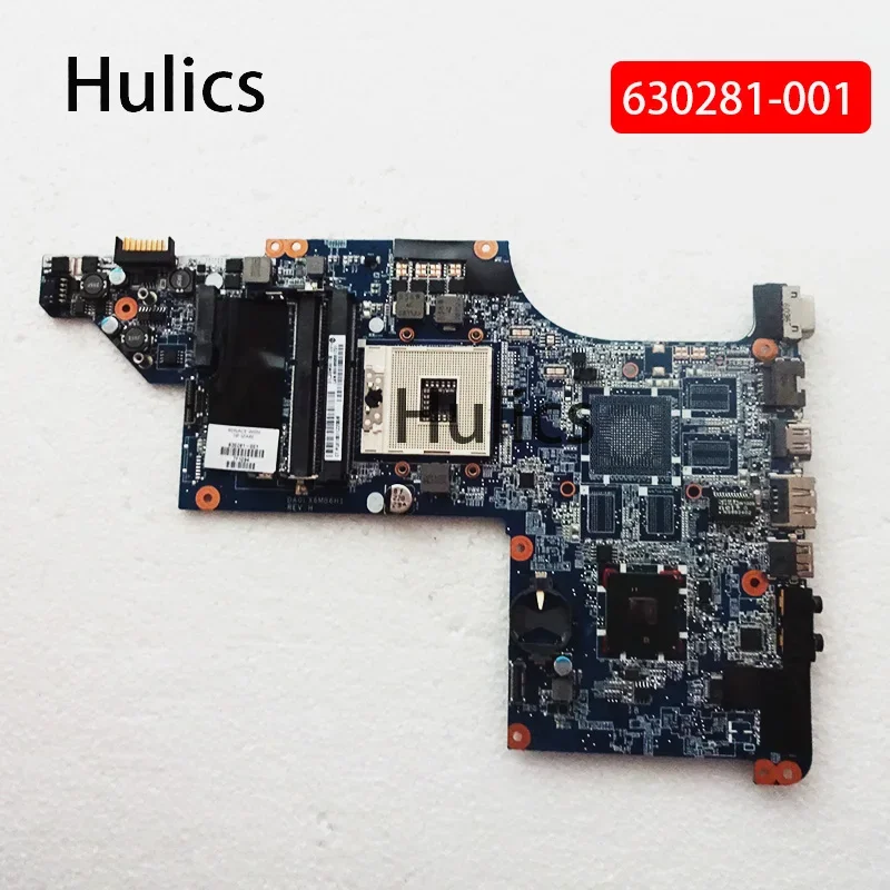 

Hulics б/у 630281 -001 для HP PAVILION DV6 DV6T DV6-3000, материнская плата для ноутбука DA0LX6MB6D0 DA0LX6MB6D1 HM55 DDR3, основная плата