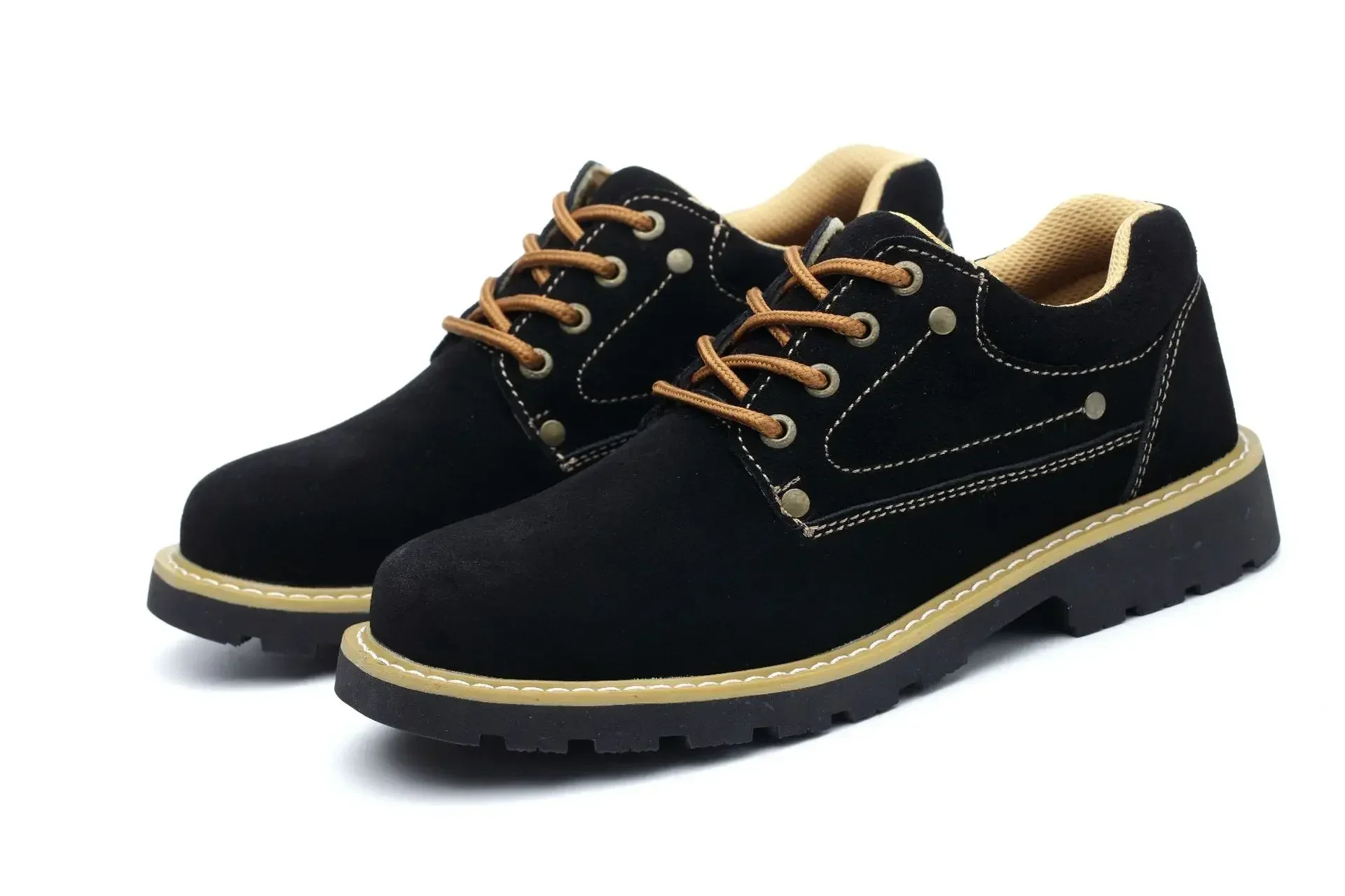 Cow Tendon Sole Anti Impact Anti Puncture Wear-resistant Oil Resistant Suede Labor Protection Shoes for One Shipment