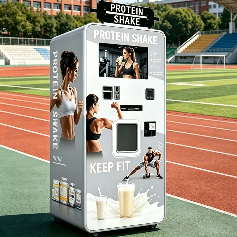 Smart Protein Drink Vending Machine Automatic Smoothie Maker for Gym Cafe Wellness Center Customization