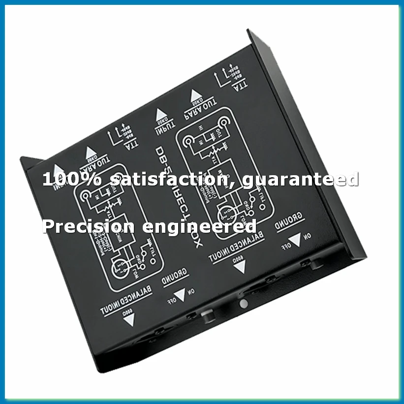 Professional DB2 2 Channel Audio Possive DI Box DIRECT BOX Guitar Active Audio Converter-DTD2