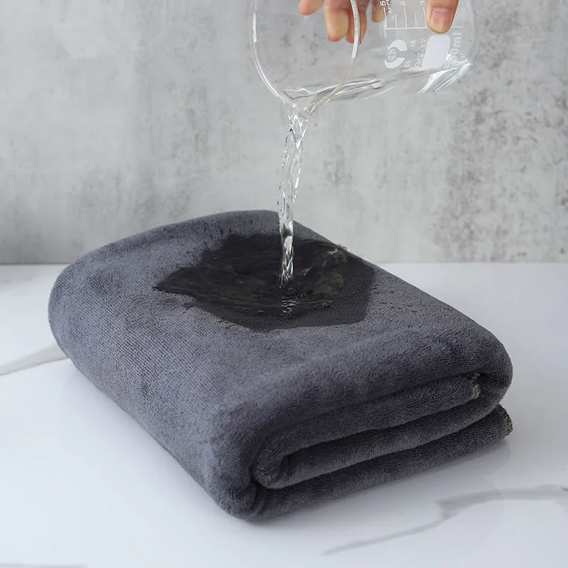Thickened Large Microfiber Bath Towel-Super absorbent and quick-drying multi-purpose microfiber towel