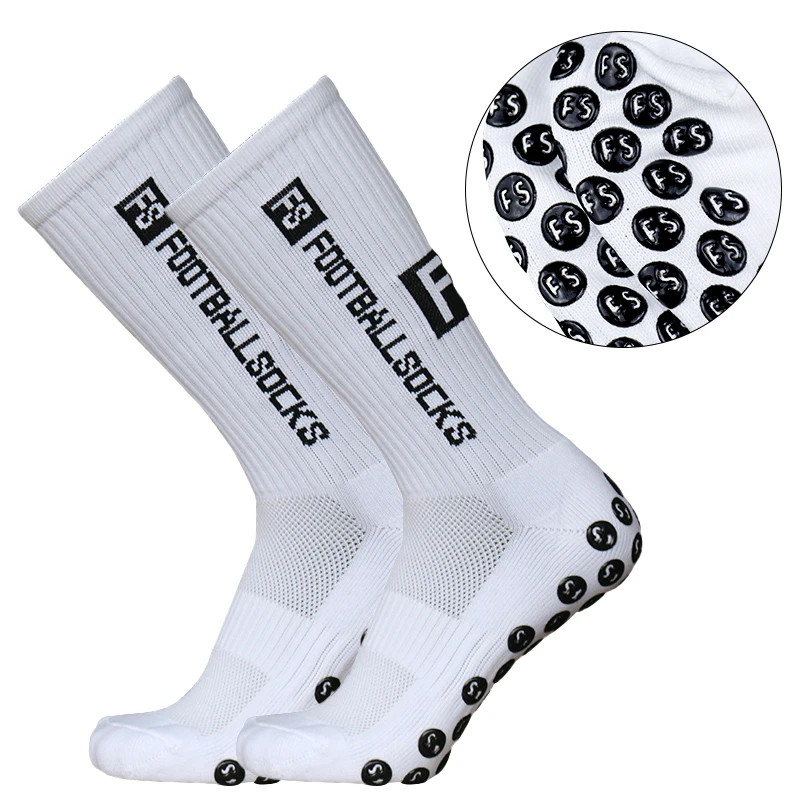 5 pairs 34-39 of multi-color adhesive dots for anti slip sweat absorption and odor prevention Children\'s FS football socks