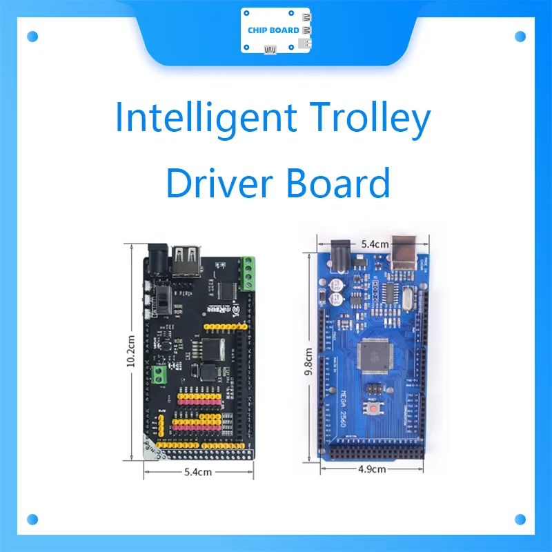 MEGA2560 New Compatible Arduino Kit Development Board Intelligent Car Robot Driver Board with Source Code