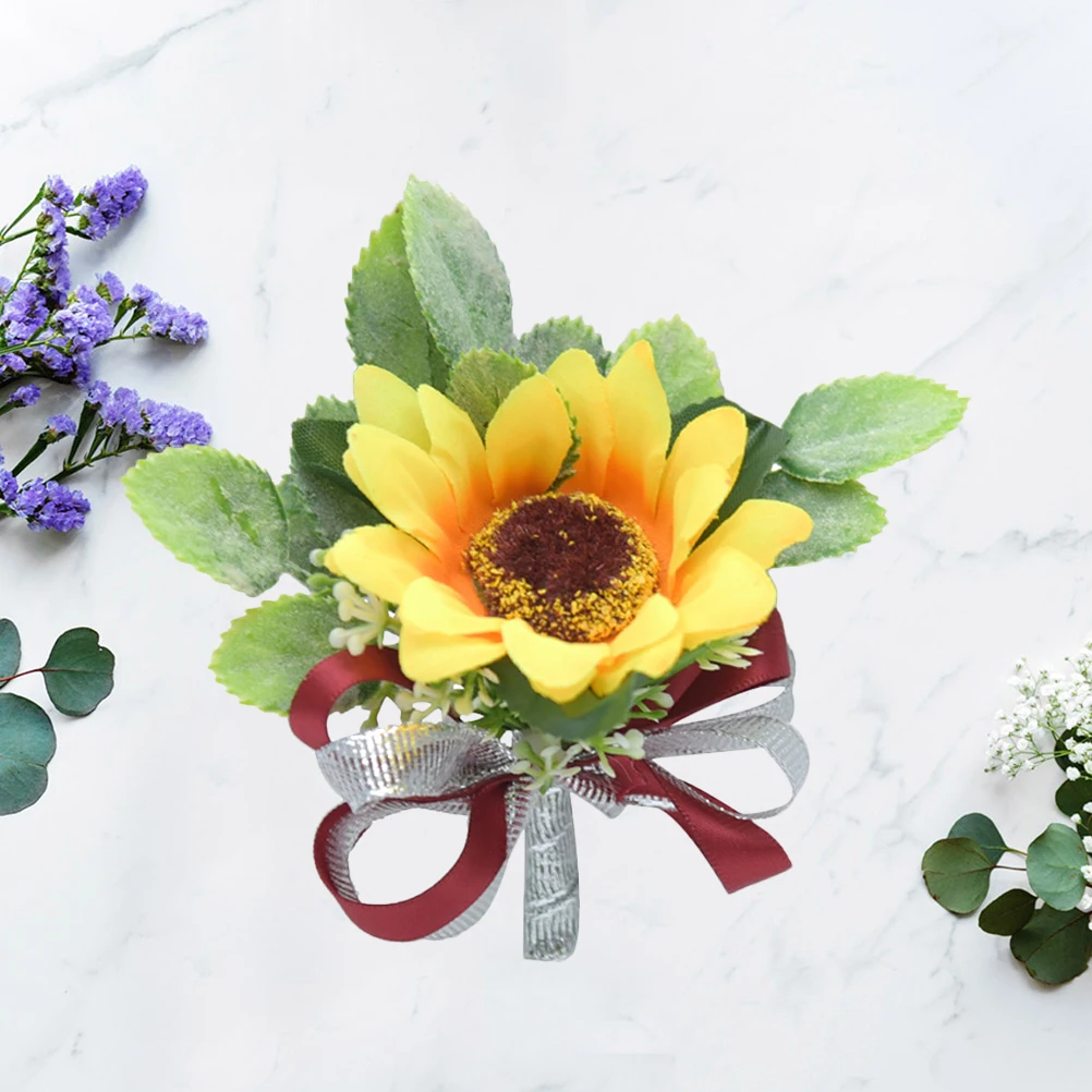 

Corsage Mother Gifts Bride Brooch Groom Breastpins Indoor Bridal Clothes Bridegroom Wedding