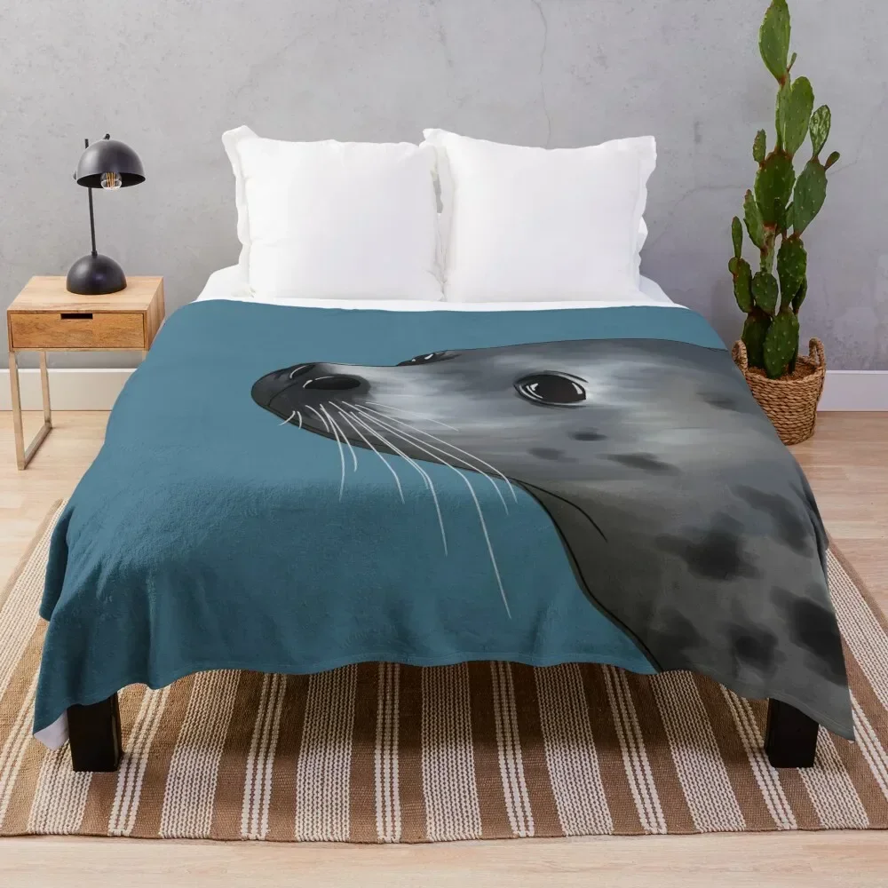 

Seal Throw Blanket Luxury Brand Retros Sleeping Bag Decorative Throw Blankets