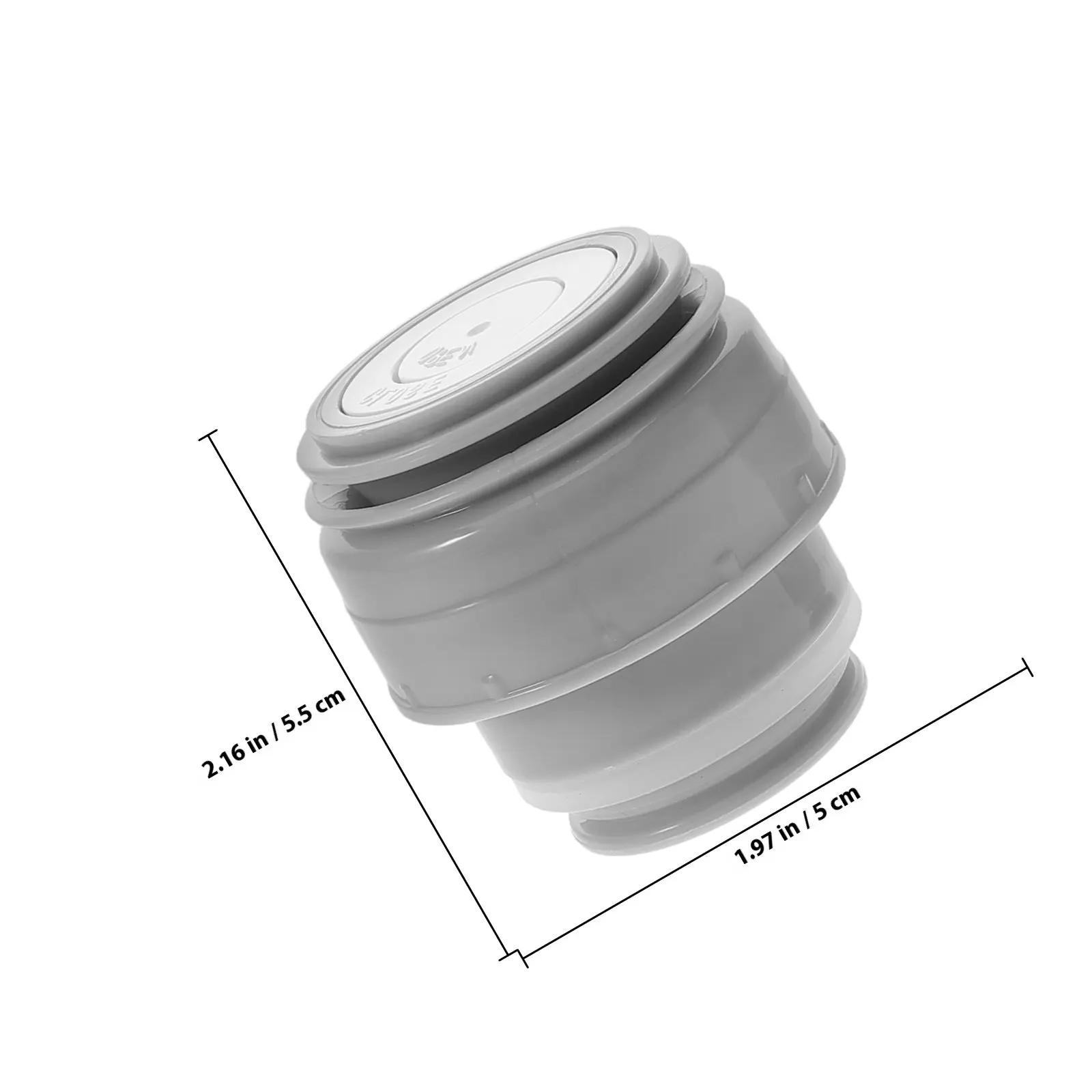 2Pcs Insulated Cup Lid Set for Water Bottle Thermal Flask Stopper Replacement 500Ml to 1200Ml Leak Proof Seal Outdoor Travel