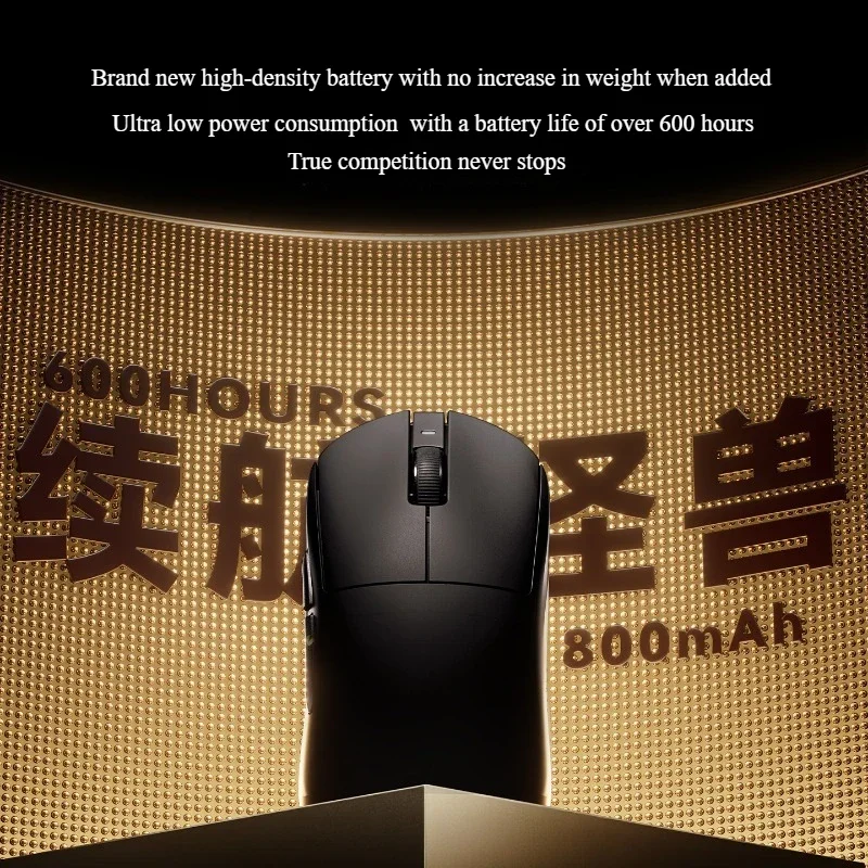 

ATK A9 Ultimate Wireless Mouse Lightweight Three Mode PAW3950 53g Ergonomic E-sports Gaming Mice for PC Accessory Custom Gift