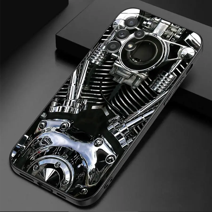 Steampunk Gear Mechanical Phone Case for Samsung Galaxy A54 A53 A16 5G A55 A72 4G A71 A52 A52s A51 5G A70 A70s A21s A41 Cover