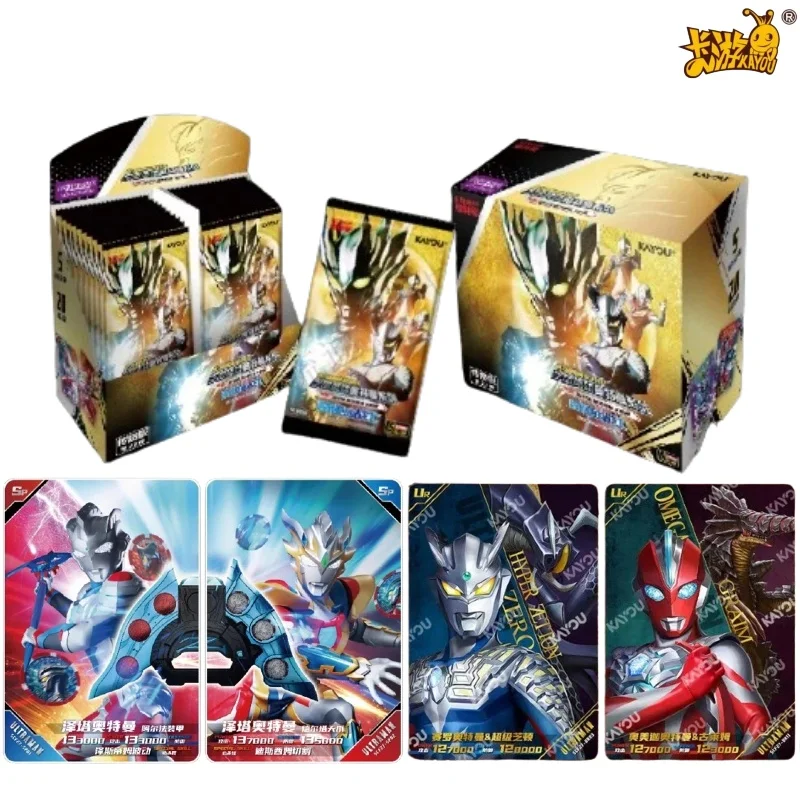 KAYOU Ultraman Legendary Edition Vol.27 Booster Box, Official Ultraman Zero Ultimate Shining Trading Cards Birthday Gift Set