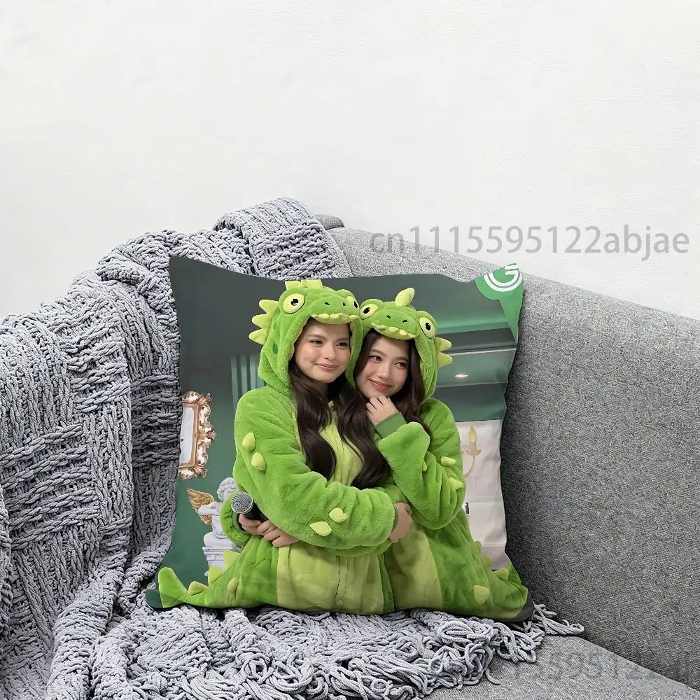 F-FreenBecky Throw Pillow Case Decoration Bed Custom Square Pillowcase Pad Cover