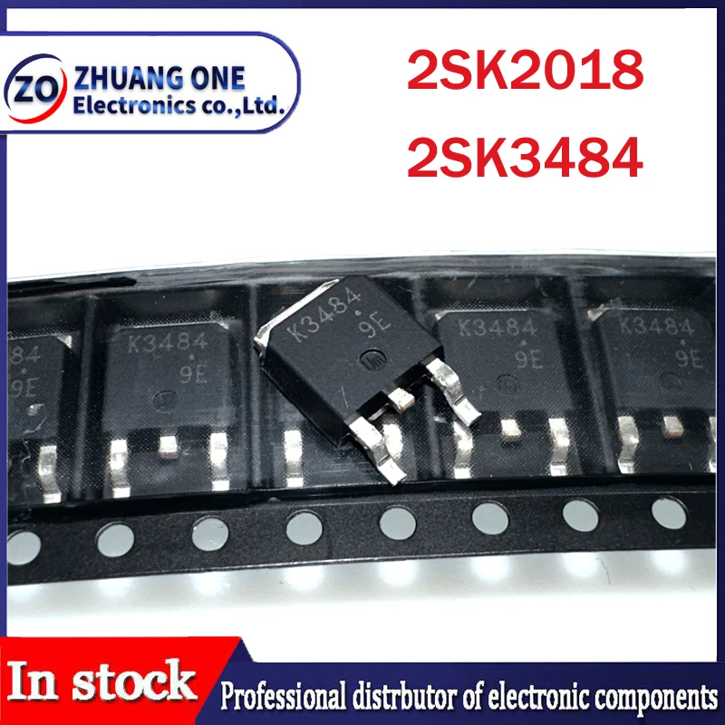 (10PCS/LOT) 2SK3484 K3484 TO-252 Transistor SMD SOT-252 K2018 2SK2018  MOS FET 10A/60V field effect transistor