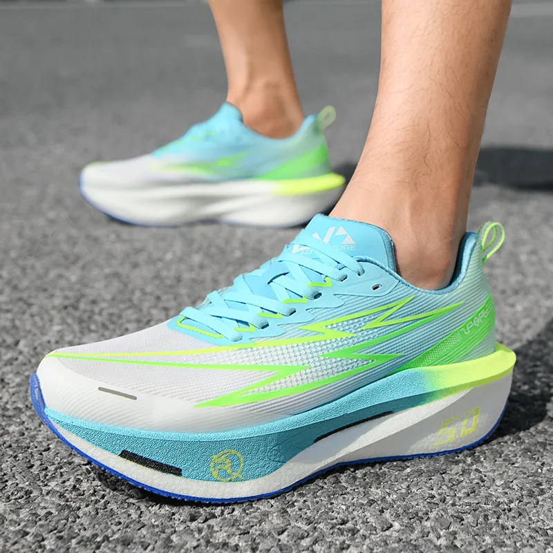 

Men's Sports Shoes Sneakers Carbon Plate Running Shoes Male Marathon Racing Shock-absorbing Athletics Training Shoes for Women