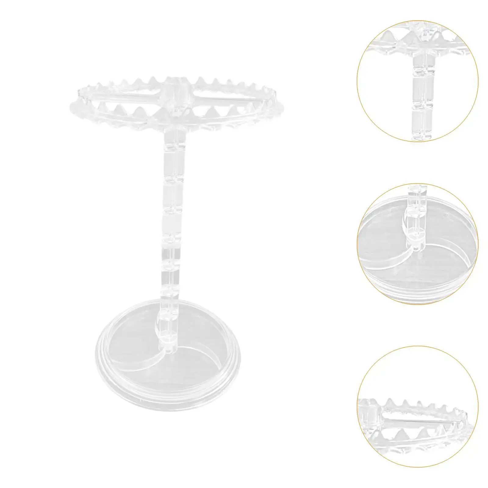 Earring Organizer 360 Degree Rotation Holder for Lipstick Necklace Watch