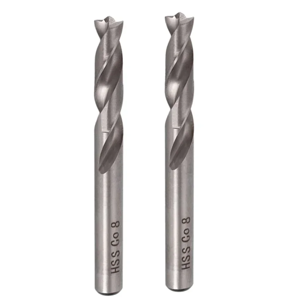 2pcs Drill Bit Drill Bit 8mm/0.31in Easy To Carry HSS Co High Hardness Premium Spot Weld Cutter For Car Maintenance