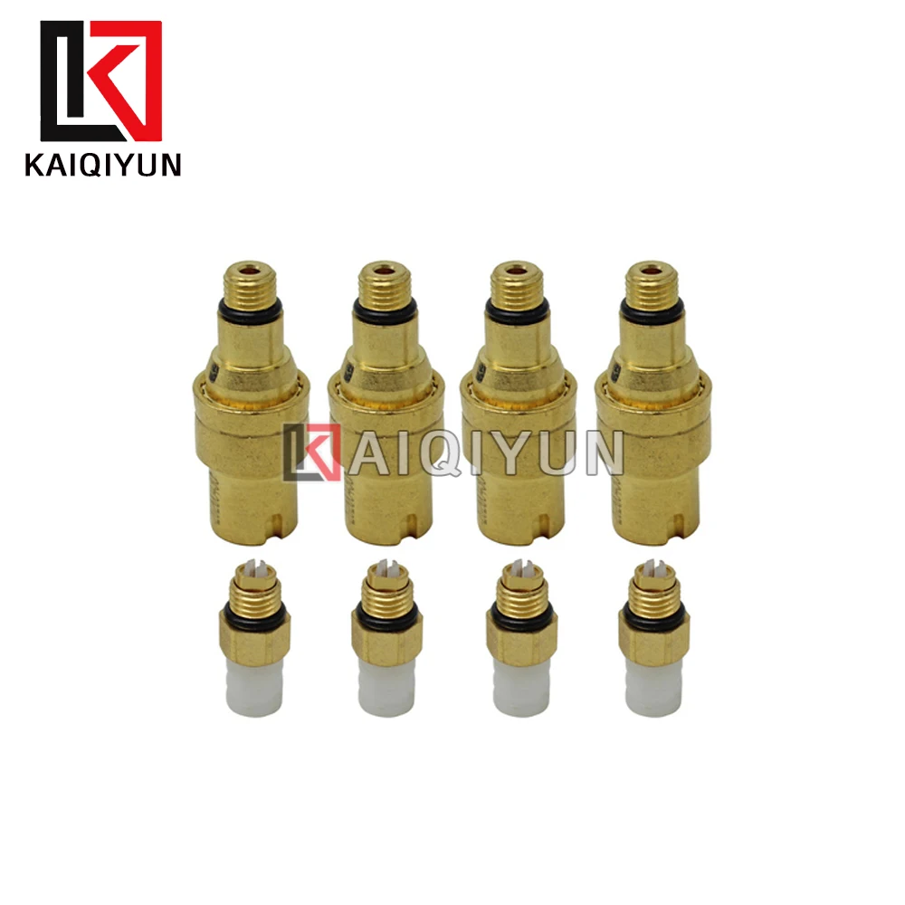 

4Set Front Air Hold Valve with M8 Air Connector Brass Fittings, For Mercedes-Benz W220 S320 S350 S500, 2203202438/2203205113