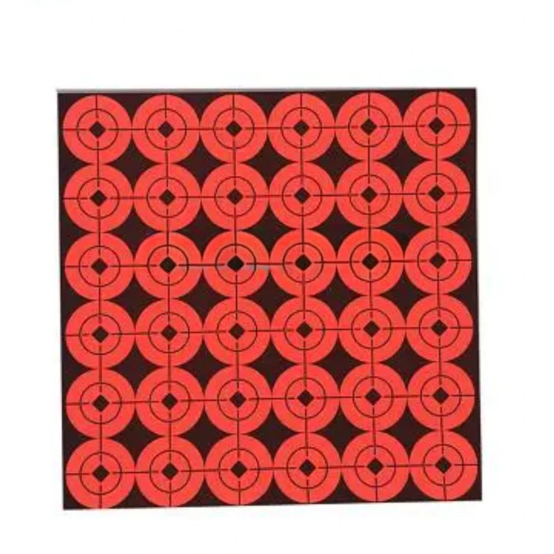 360 Total of 10 Shooting Practice Target Patches Fluorescent Target Paper Diameter 2.5 Cm Parent-child Outdoor Indoor