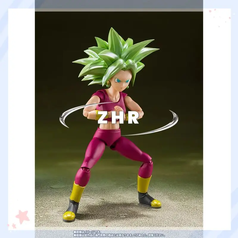 En Stock Original BANDAI S.H.Figuarts Dragon Ball Super Super Saiyan Kefla modelo de animación figura de acción juguete colección regalo