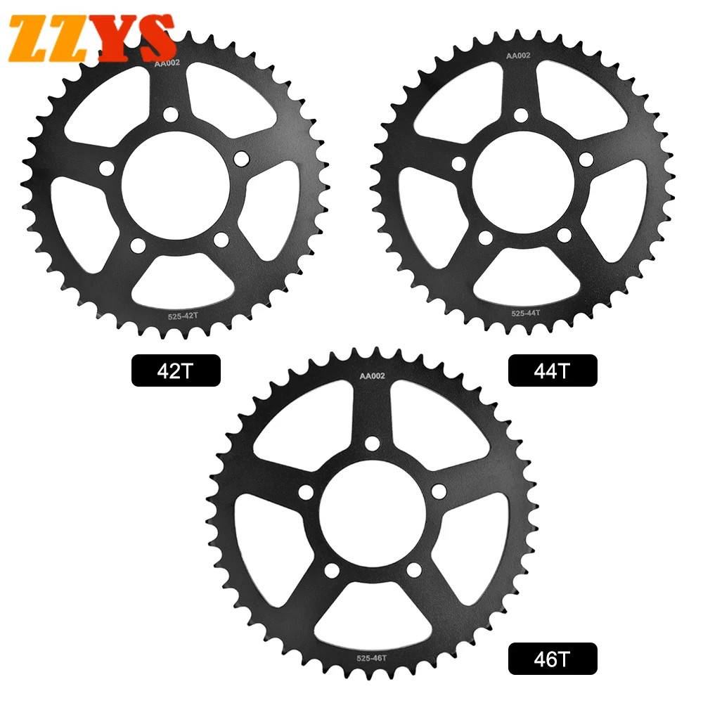 

1pc 525 42T 44T 46T Tooth Rear Sprocket Gear Wheel Cam For Benelli Road BN302 BN 302 2015-2021 TNT302 BJ600 BN600 TNT600 TNT 600