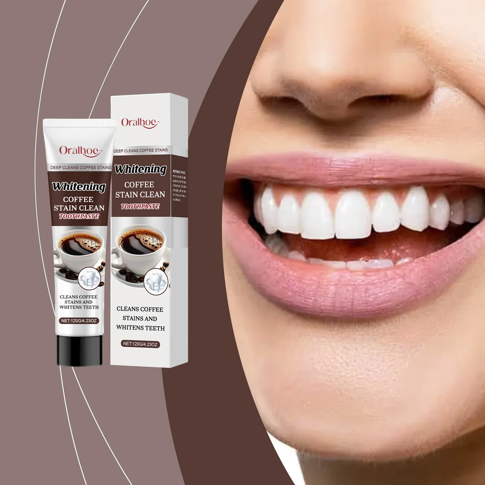 

Coffee Stain Removal Toothpaste Whiten Tooth Remover Plaque Improve Bad Breath Protect Enamel Dental Bleach Brighten Toothpaste