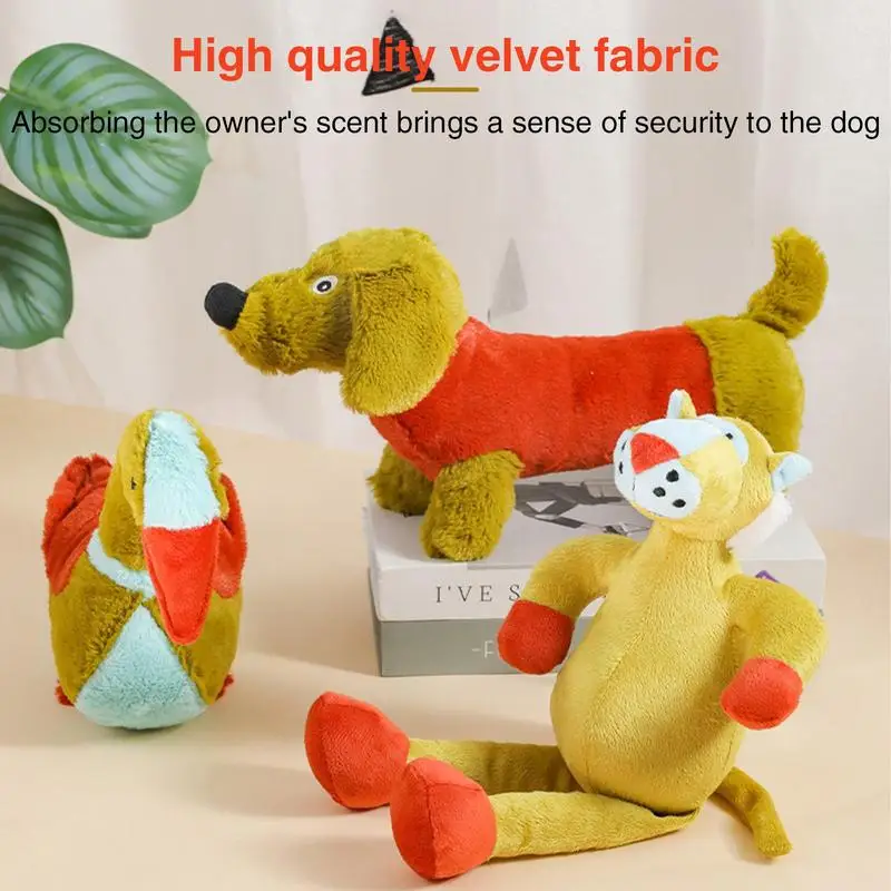 Brinquedos macios de mastigar para cães, brinquedo de mastigar para cães, animais de pelúcia, brinquedos interativos de desenho animado, boneca de pelúcia, brinquedos para gatos