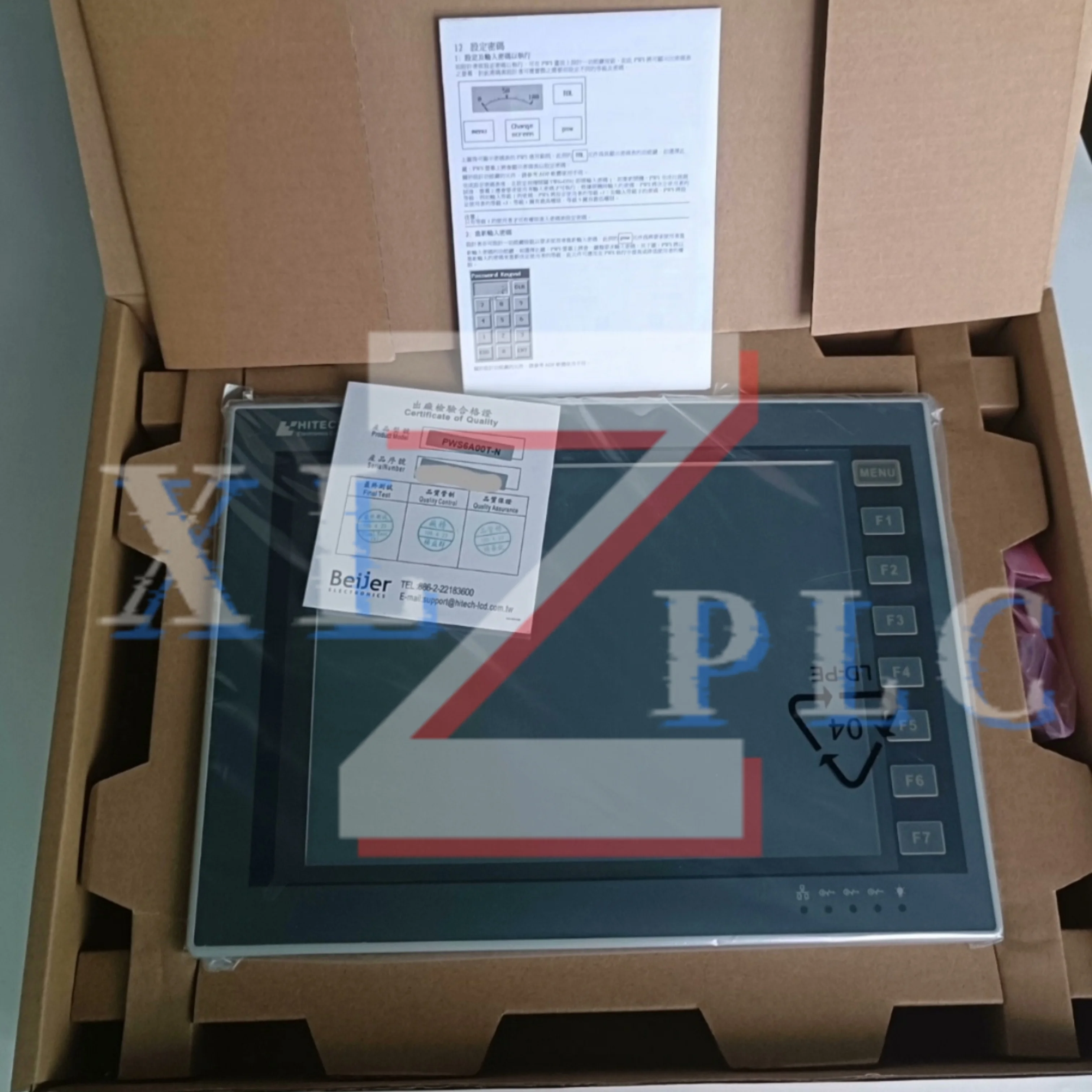 لوحة اللمس HMI الأصلية الجديدة PWS6A00T-N PWS6A00T-P