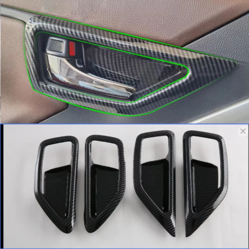 

For Toyotao innova 2023 2024 /ABS Armrest Handle Inner Door Bowl Sticker Frame Interior Accessories RHD