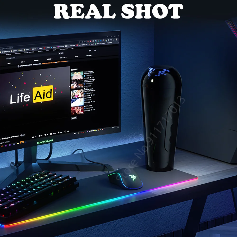 كأس الاستمناء الذكور واقعية محكم جيب اللسان كس الضارب للرجال لينة سيليكون المهبل الكبار الاستمناء لعبة الجنس